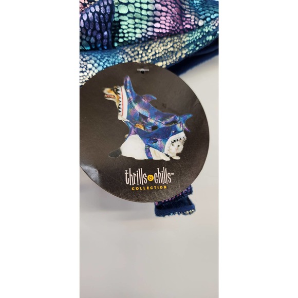 NWT Thrills & Chills Pet‎ Cat / Dog Shark Costume XS - Picture 6 of 7